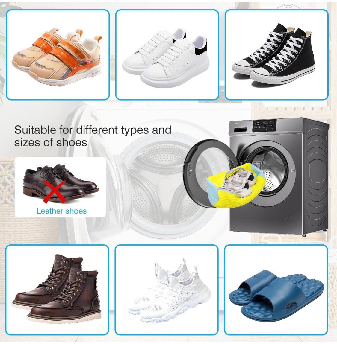 Shoe Washing Bag for Washing Machine